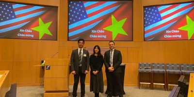 Bà Phạm Thị Thu Hằng – CEO VIETSTAR tại Trụ sở GE Global Research Center cùng ông Rahul Chadha, Phó Chủ tịch – GE Digital và
ông Sylvain Grillet – Tổng Giám đốc GE Digital Hydro